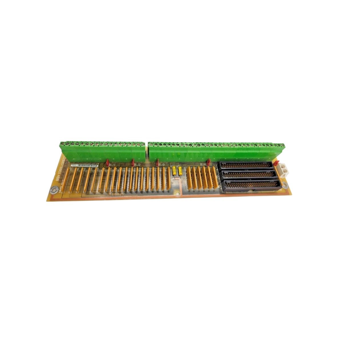 GE DS200DTBBG1ABB contact input expansion termination board for GE drives and turbines. Provides surge suppression and signal conditioning for dry contacts.