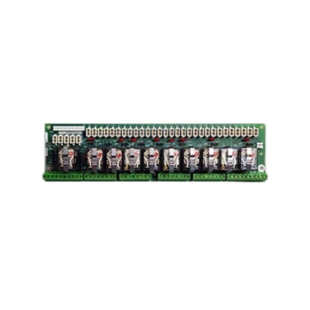 GE DS200RTBAG2A DS200RTBAG2AGC relay terminal board. 30.5 cm x 25.4 cm, 1.05 kg, 20 terminals, 12 relays, 1500V isolation.