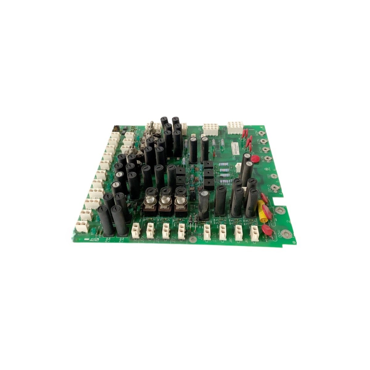 GE DS200TCPSG2BEC motherboard for Mark V turbine control. Central backplane PCB for power distribution and signal routing. Essential for system assembly.