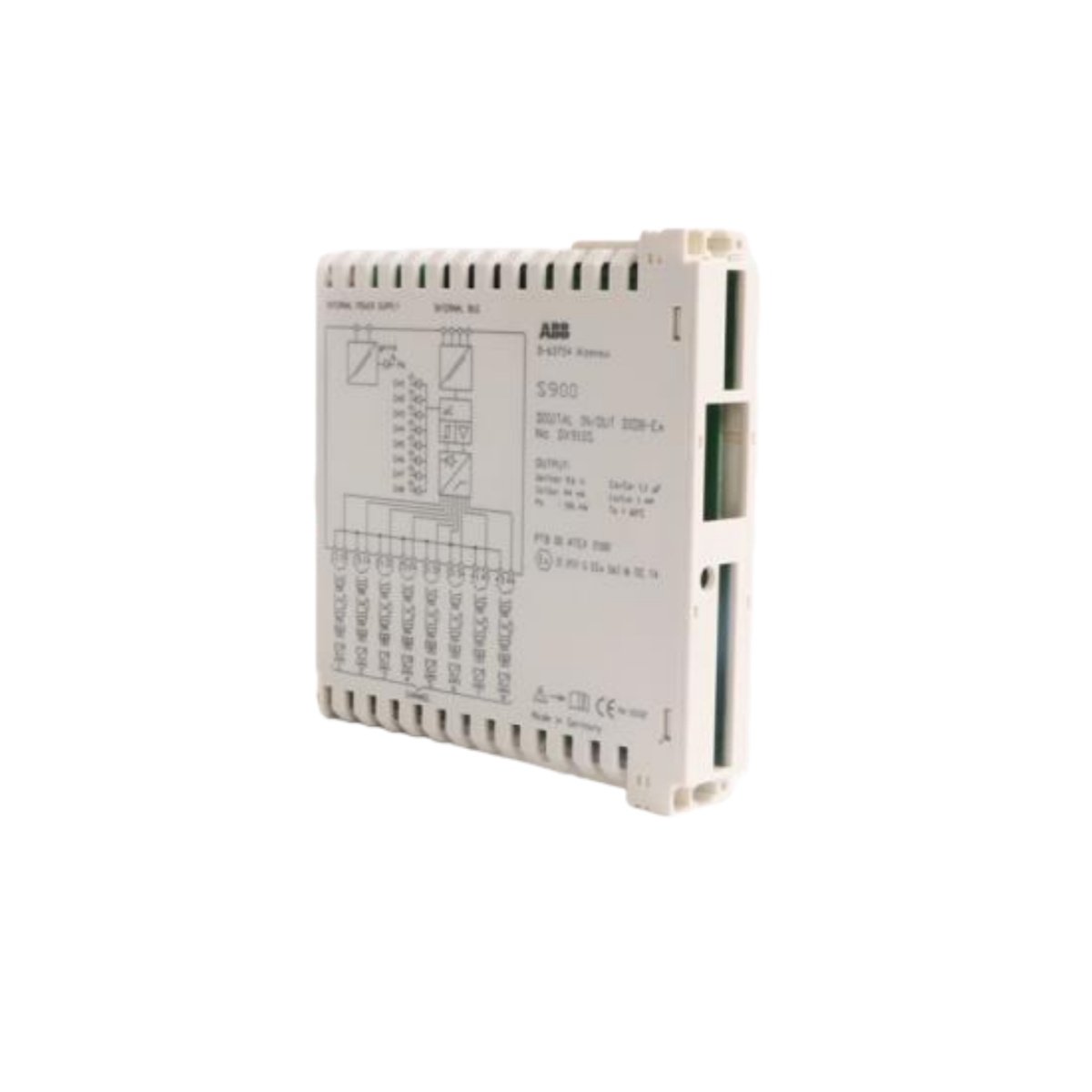 ABB DX910 Remote I/O System | 32 Modules, RS-485, Modbus, 0.42 kg