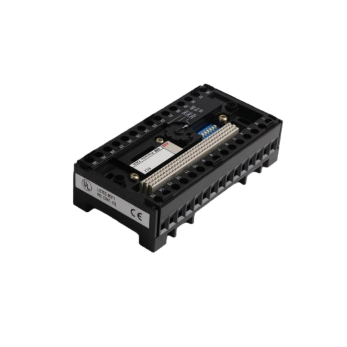 ABB ECZ FPR3700001R0001 bus module, CS31 mounting base for Procontic/AC31 systems. 187.5 kbps RS-485 with DIN rail mount.