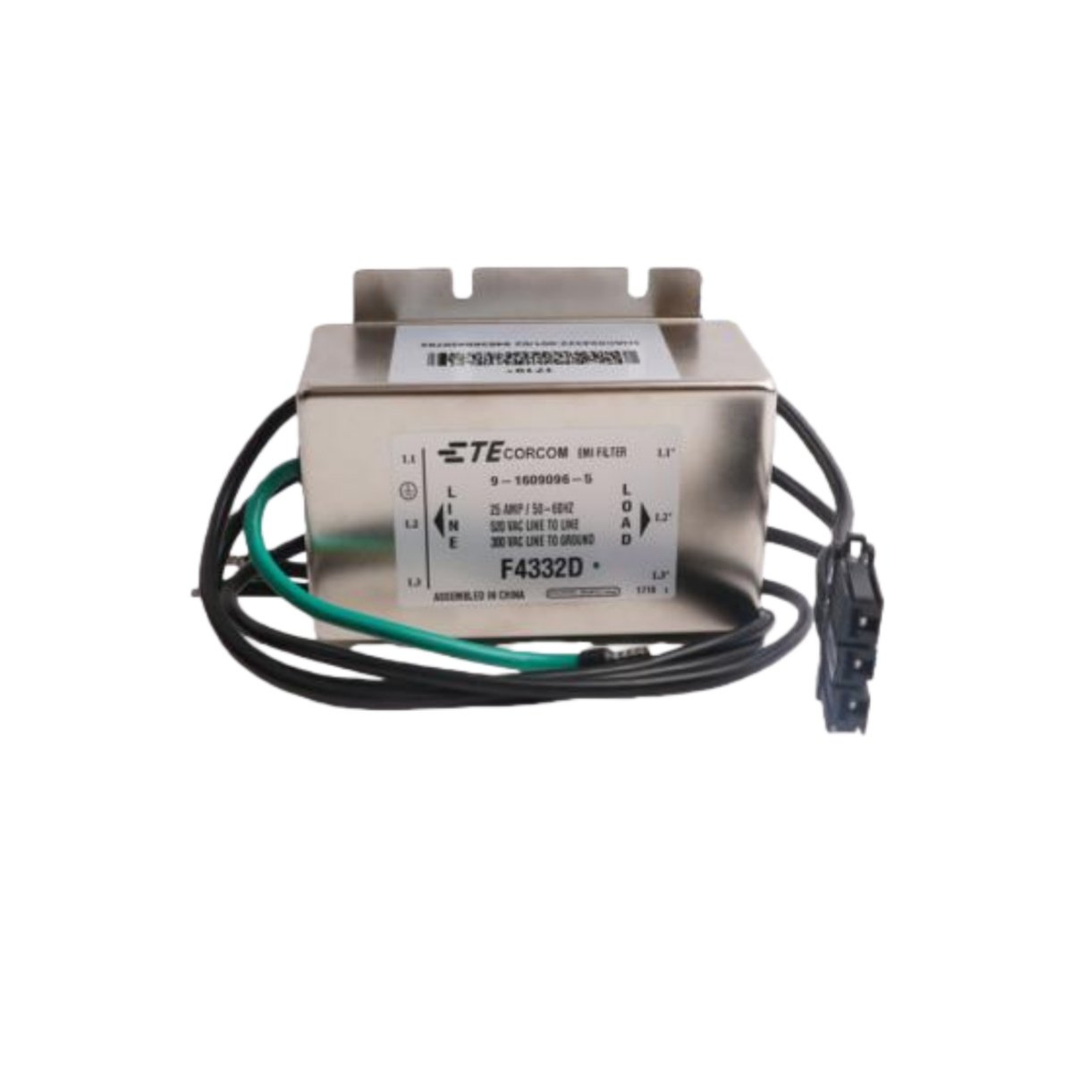 ABB F4332D 3HAC024322-001/02 EMI filter, 32A, 250VAC. Suppresses interference for ABB robot controllers and industrial automation systems.