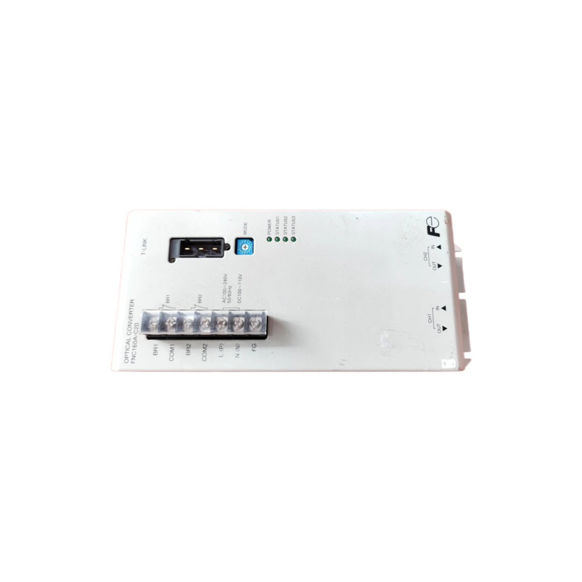 Buy the Fuji FNC160A-C20 MICREX-F Optical Converter. Features RS485 to fiber optic conversion with 2,000m range. Provides noise-immune communication