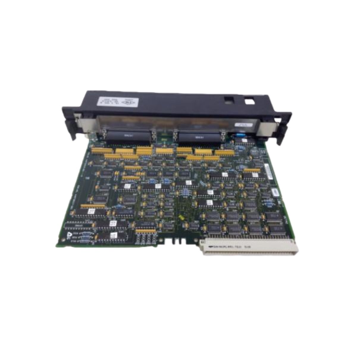 GE IC697BEM713 bus transmitter module. Features Genius I/O protocol, 153.6 kbps baud rate, 750m distance, 32KB buffer, 0.46kg weight, and dual RS-485 ports.
