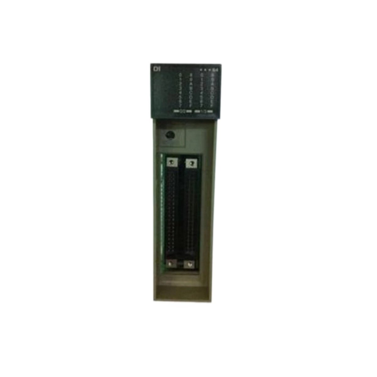 Fuji NC1X6406 digital input module, 16 channels, DC 24V, 10ms delay, bipolar input, IP20, compact design. Reliable I/O for industrial control.