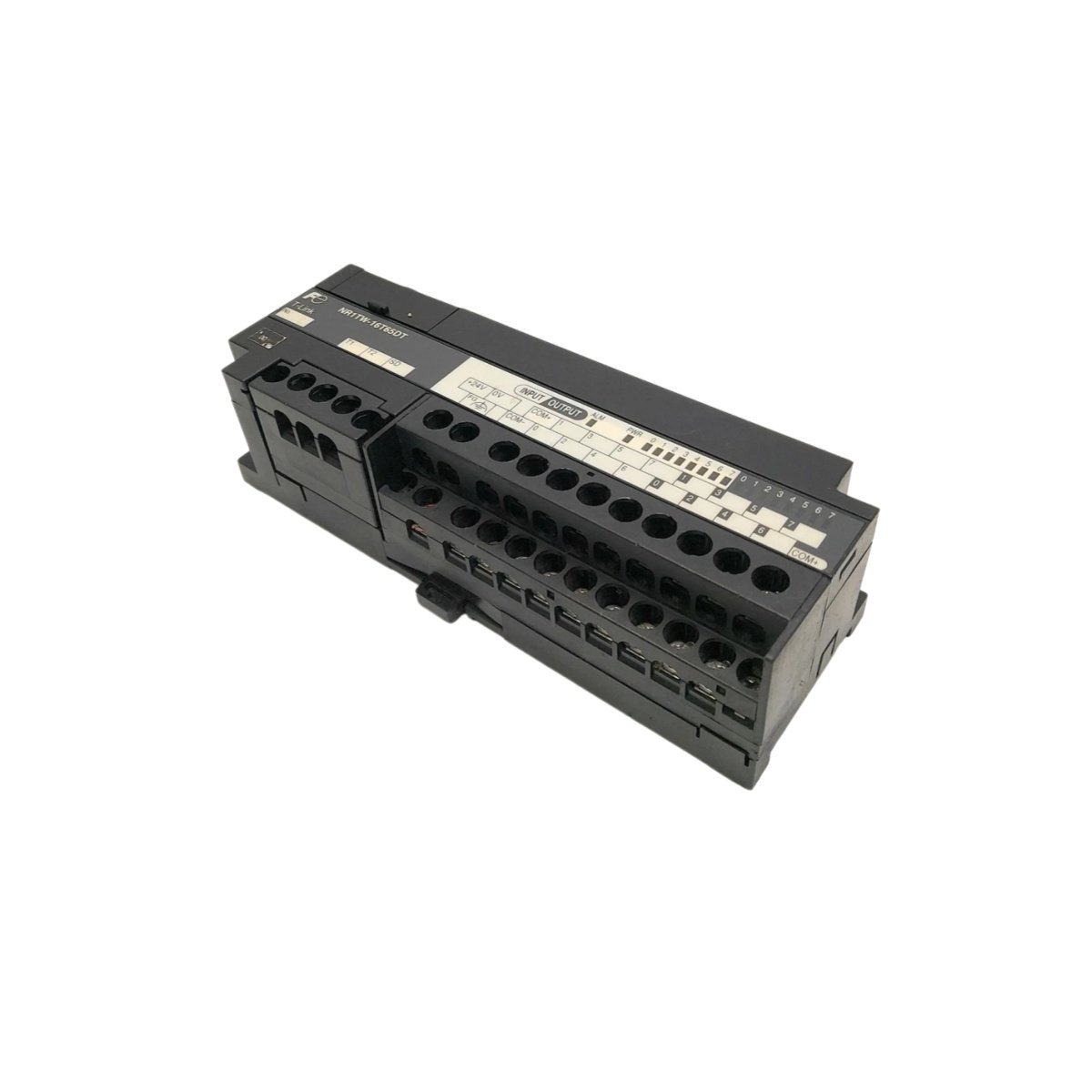 Fuji NR1SW-16T65DT remote I/O module, 8-point source input, 24V DC, RS-485, DIN rail mount, IP20. Distributed industrial automation.Fuji NR1SW-16T65DT remote I/O module, 8-point source input, 24V DC, RS-485, DIN rail mount, IP20. Distributed industrial automation.