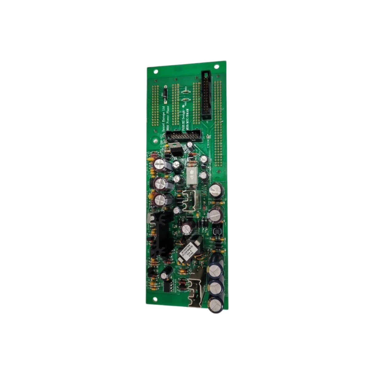 Emerson P155.R2 power supply module for industrial control. Provides regulated DC power with overload protection. DIN rail mountable.