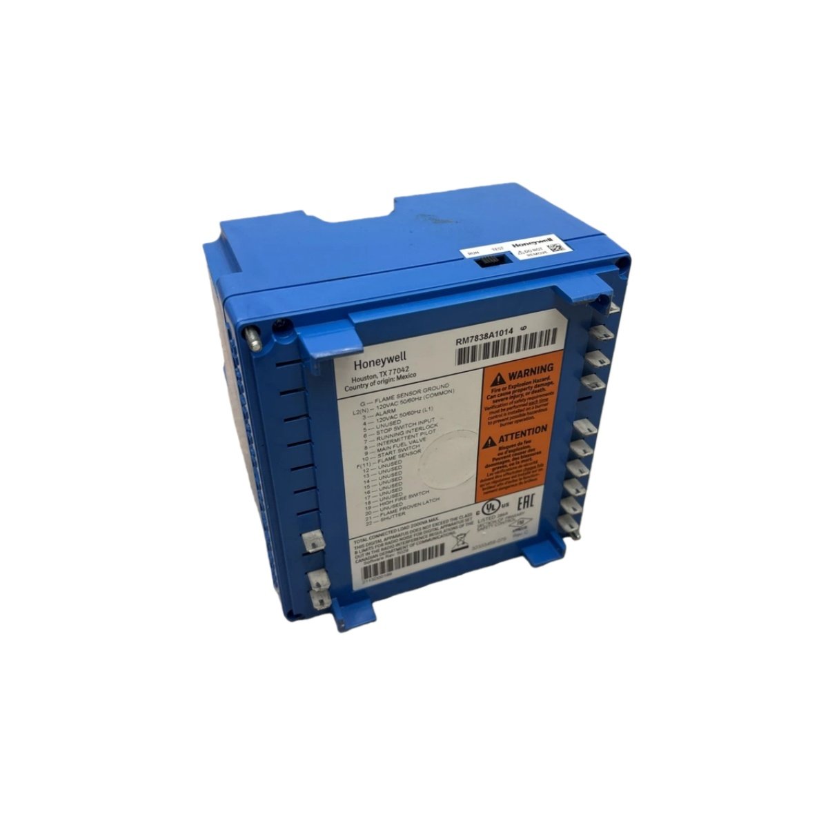 Honeywell RM7838A1014 Burner Controller | 120V 7800 Series Relay Module