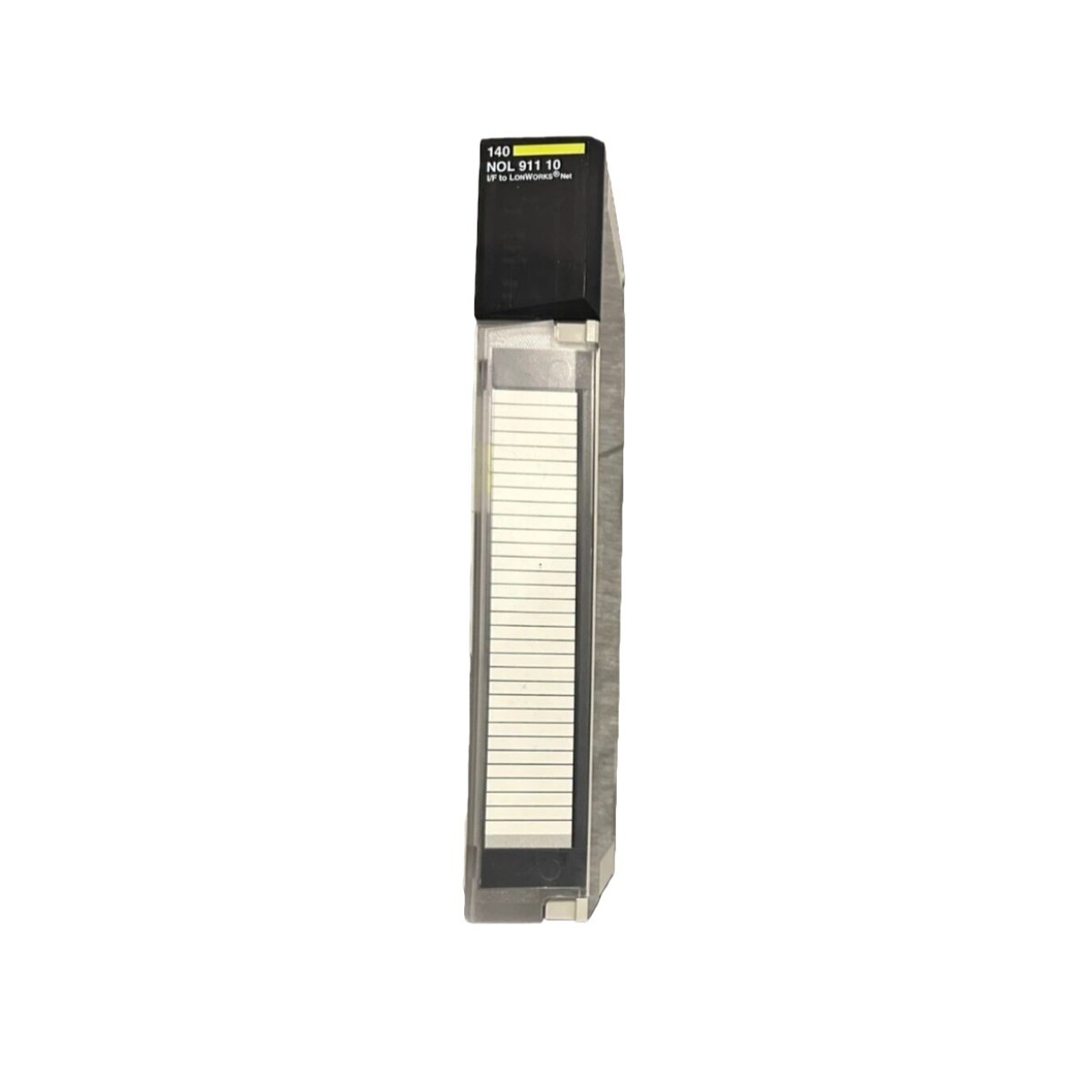 Schneider 140NOL91110C communication module offers 2 Ethernet ports, 64 CIP connections, 5000-byte data exchange for Modicon Quantum PLC. Industrial network. 