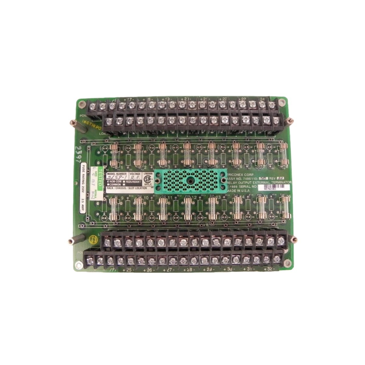 Triconex 2658 74000110-010 relay module for safety systems. Offers a 5A SPST output, -40°C to +85°C operation, and TMR architecture for high availability.
