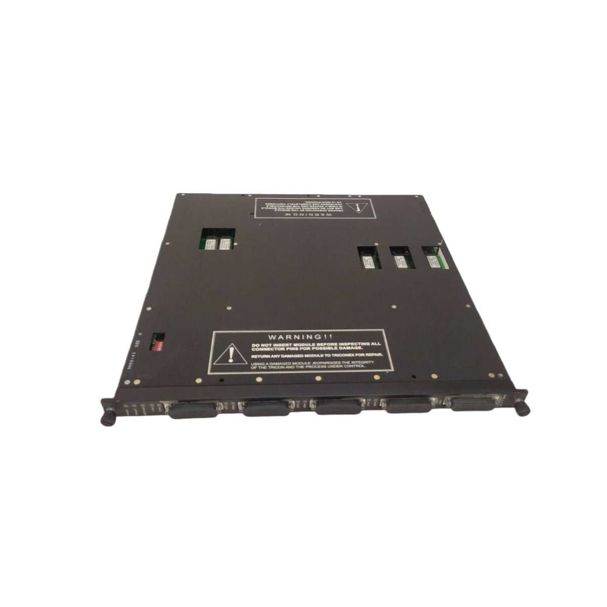 Triconex 4119A Enhanced Intelligent Module for TMR systems: 64 digital inputs, 16 outputs, SIL 3 certified, 200 kHz processing, integrated diagnostics.