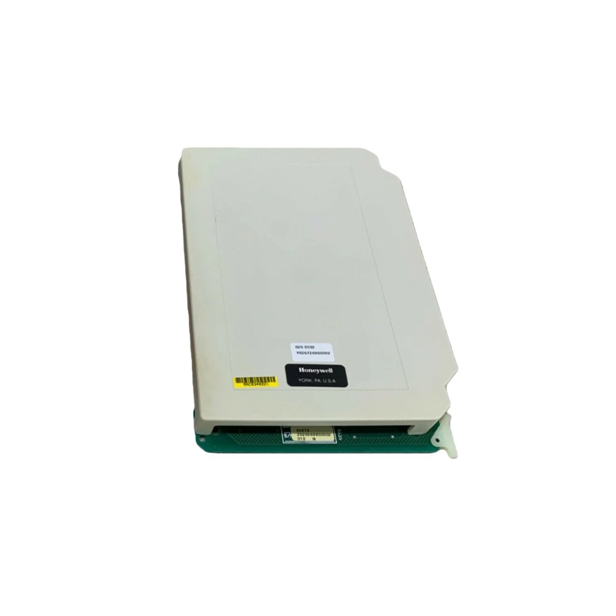 Honeywell 620-2032 logic controller module with 16 DI, 16 DO, 4 AI, 2 AO, UCN bus, -20°C to +60°C. CE/UL certified.IPC 620 I/O Control