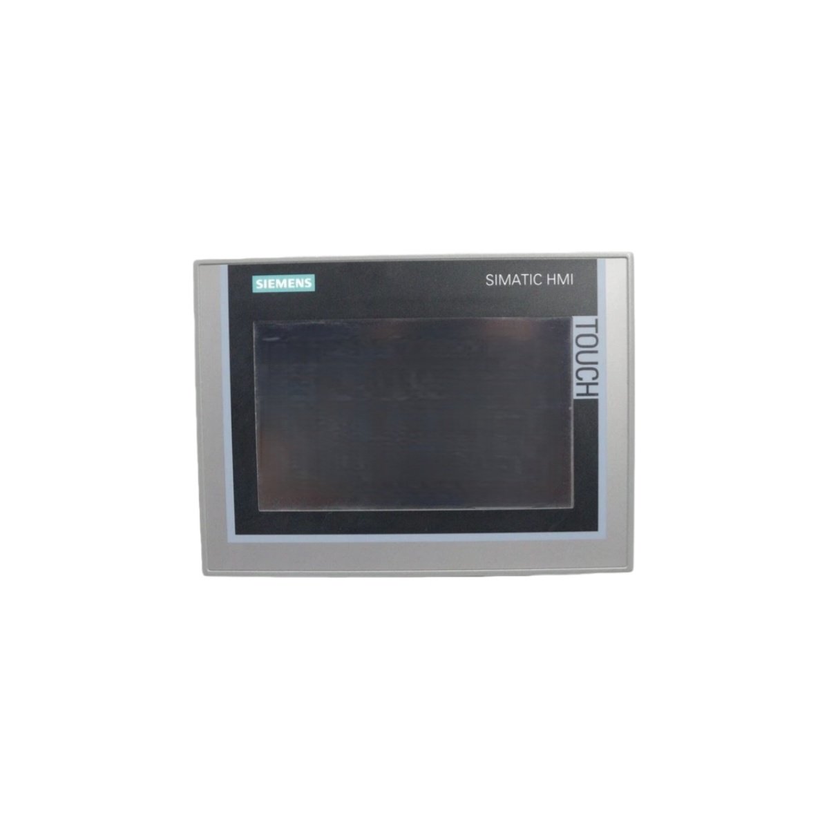 Siemens 6AV2124-0GC01-0AX0 SIMATIC HMI panel features a 7-inch multi-touch display with PROFINET and MPI communication for operator control.