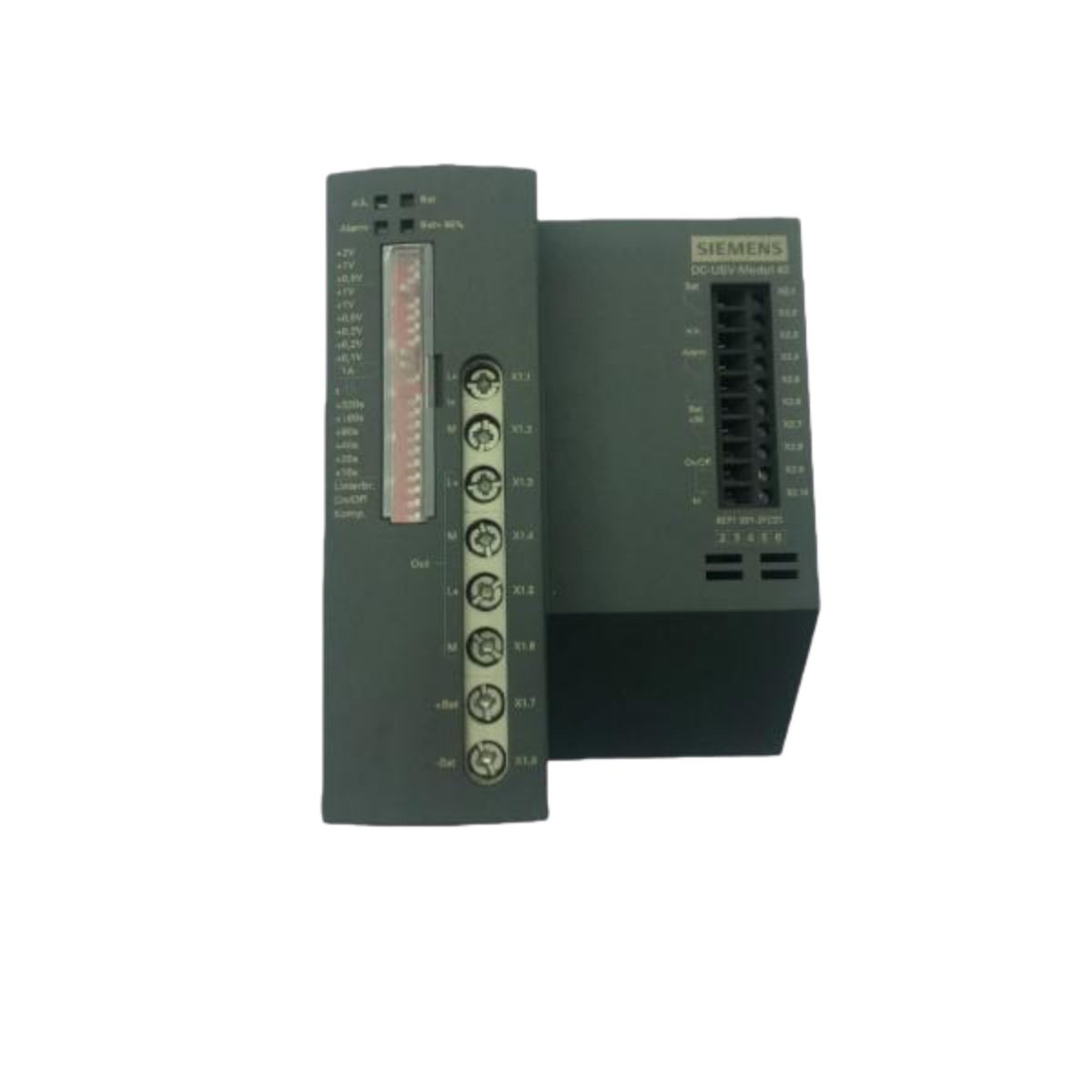 Siemens 6EP1931-2FC21 Power Supply delivers 74W (5V/10A, 24V/1A) for S7-400 PLCs. 85-264V AC input, 20 ms hold-up, 91% efficiency, compact design