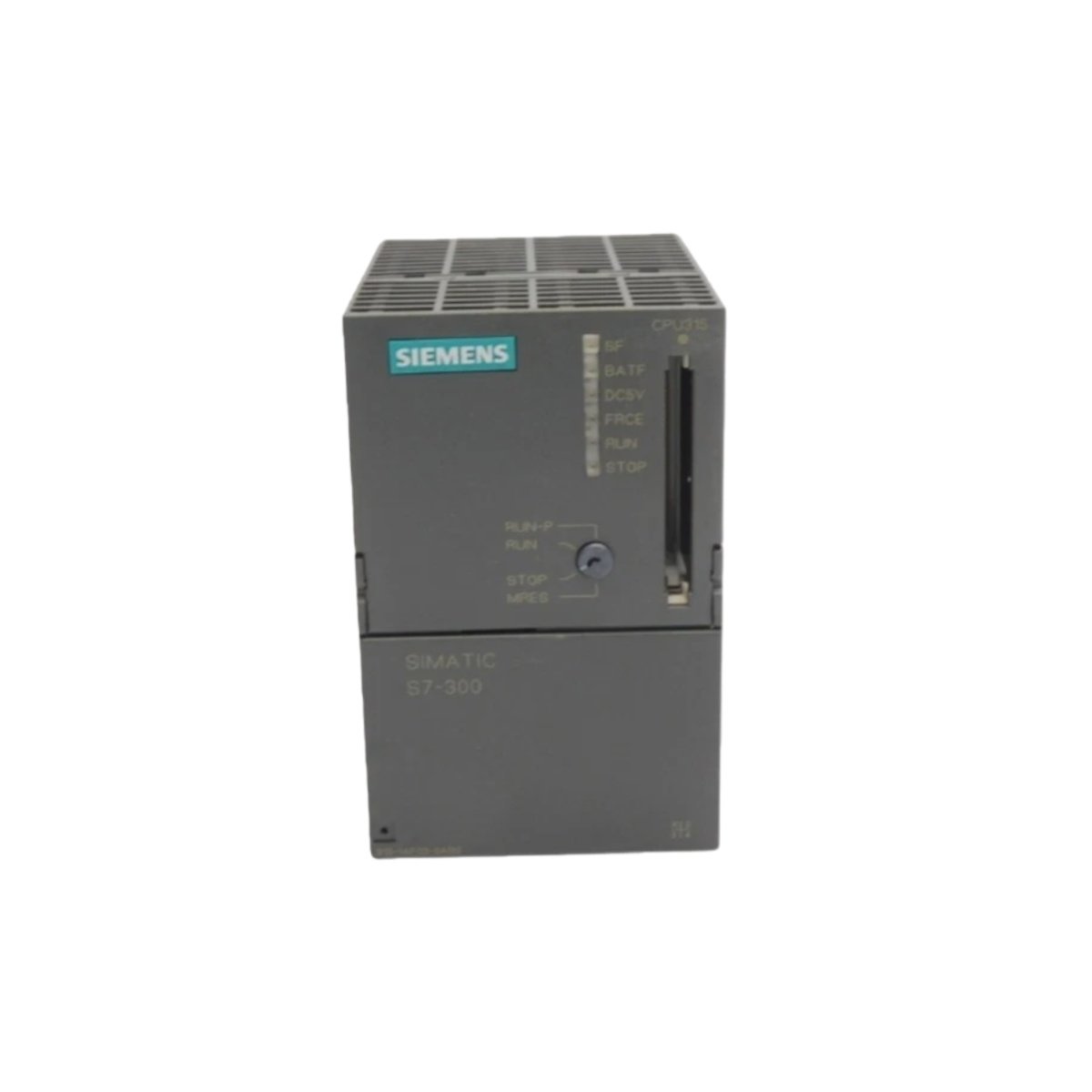 Siemens 6ES7315-1AF03-0AB0 CPU 315 for S7-300. 128 KB work memory, 0.3 μs bit processing, MPI/DP port, 0.3 kg. Reliable control.