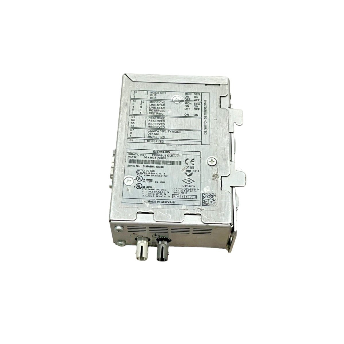 Siemens 6GK1503-2CB00 PROFIBUS OLM/G11 V4.0 Optical Link Module - Image 3