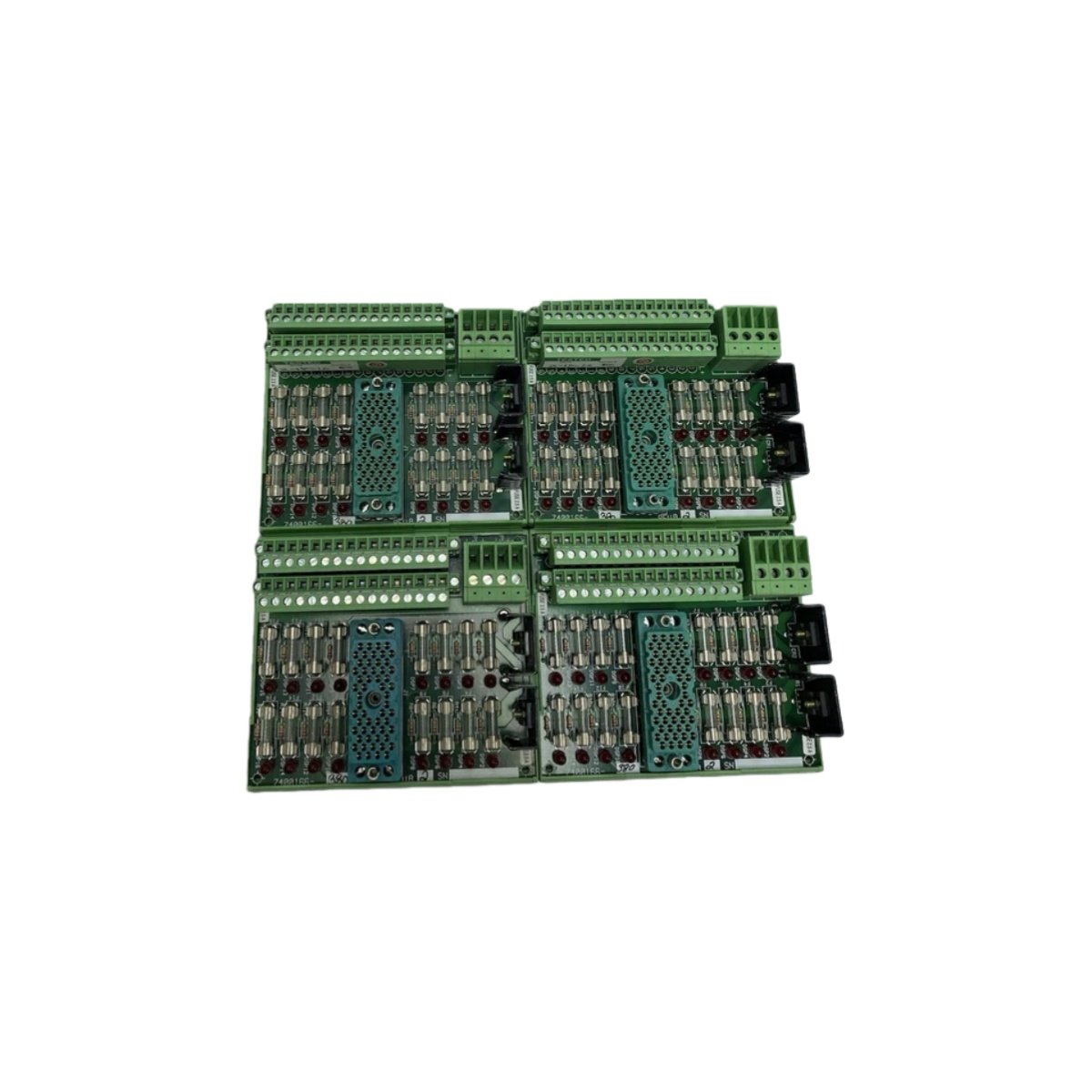 Triconex 7400166-380 terminal panel module for I/O signal distribution: 64-128 terminals, 24 VDC, SIL 3 certified, discontinued.
