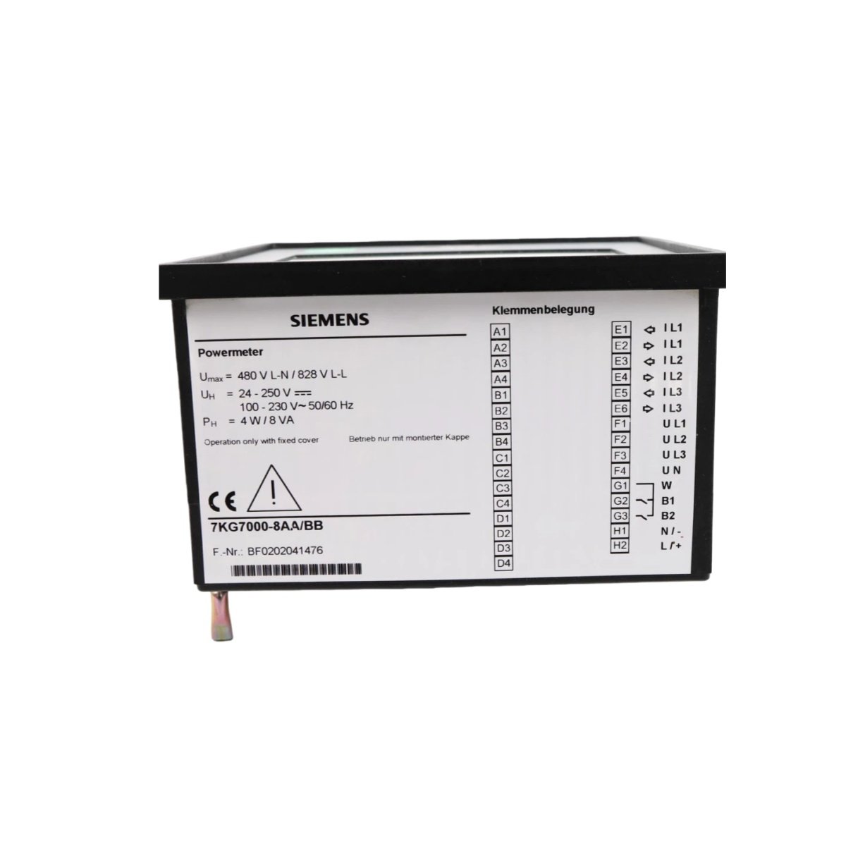 Siemens 7KG7000-8AA/BB PLC Power Meter | Multifunction Energy Meter with Modbus RTU