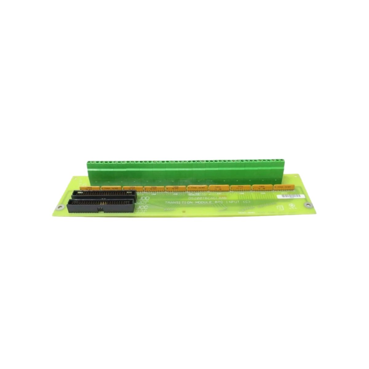 GE DS200TBCAG1AAB analog I/O terminal board with 16 input and 8 output channels, screw terminals, for Speedtronic Mark V turbine control systems.