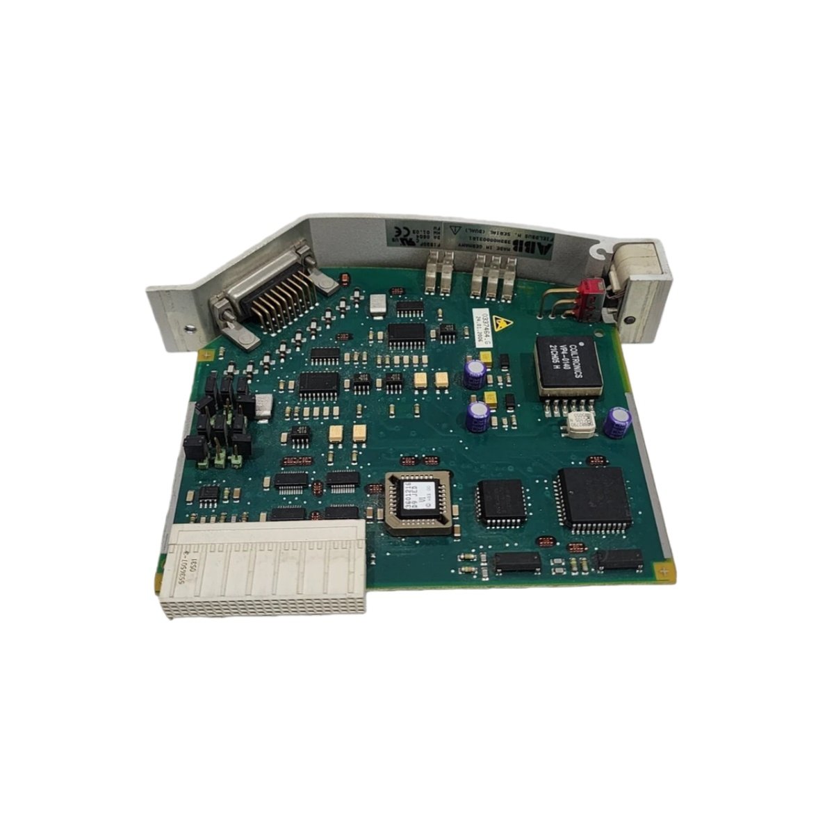 The ABB FI820F 3BDH000031R1 Fieldbus Module offers Foundation Fieldbus H1 communication for Freelance AC 800F systems with a 1500V isolation barrier.