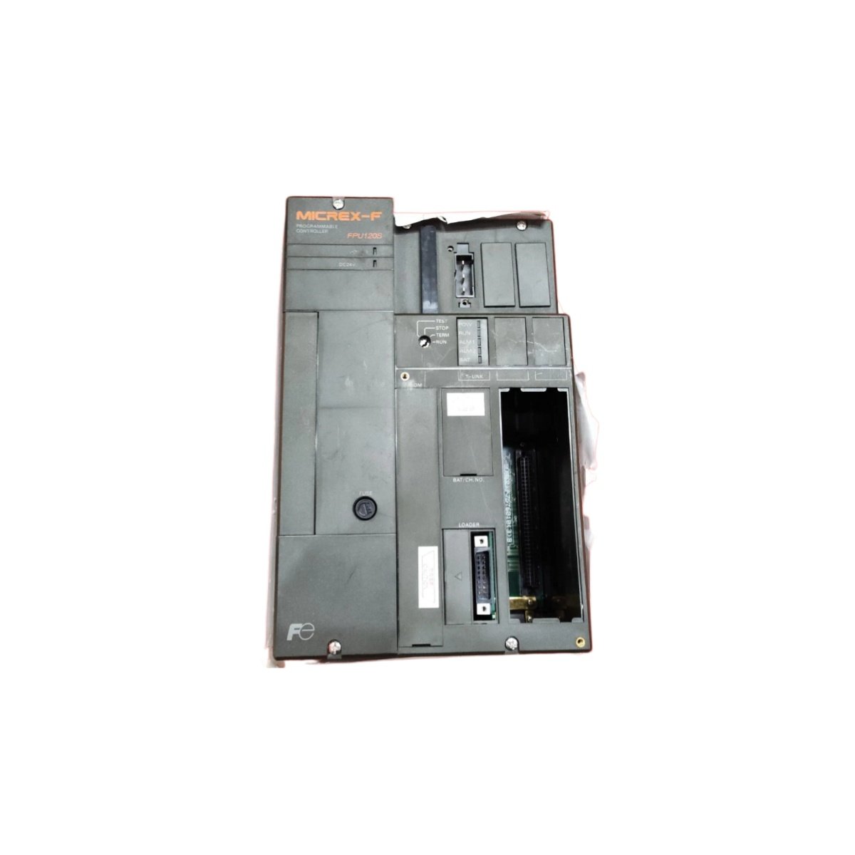 Fuji FPU120S-A10 processor unit offers 48 MHz speed, 128 KB RAM, 1024 I/O capacity for MICREX-SX SPH systems. Reliable industrial CPU.