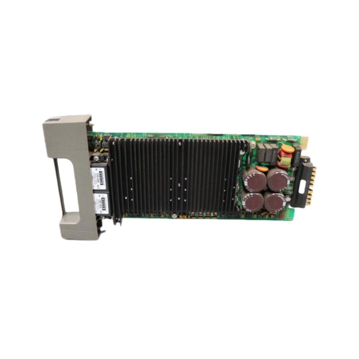 ABB IEPAS02 power module with dual isolated outputs, 88% efficiency, 30ms hold-up, parallel capability, and DIN rail mounting