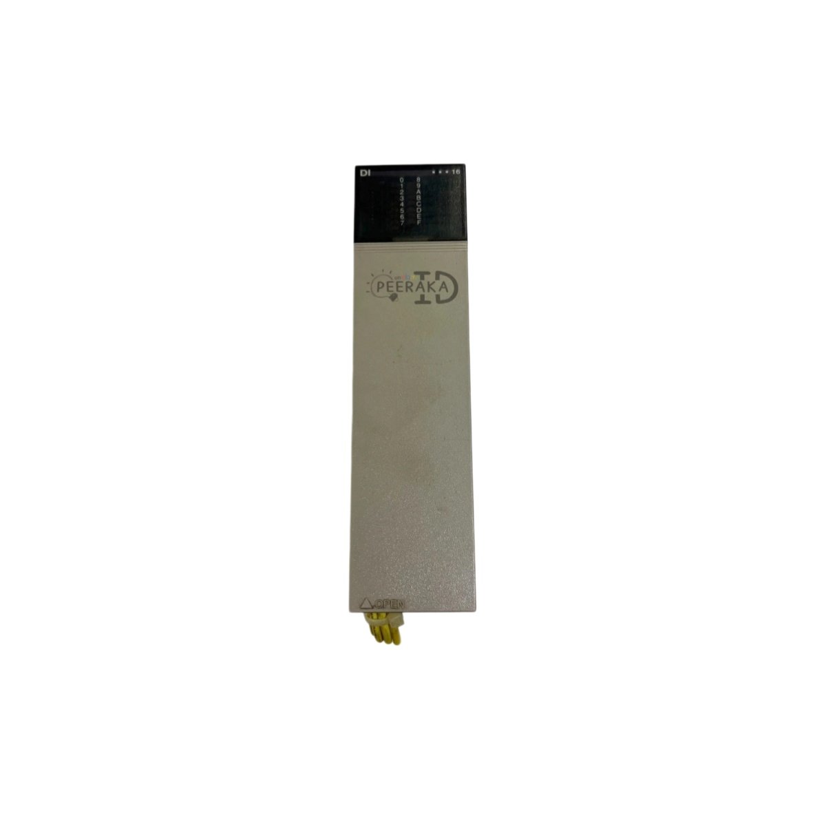 Fuji NC1X1604-W input module for MICREX-F. 16 digital channels, 24V DC, 3ms response, optical isolation. Industrial PLC input module with CE, UL, CSA. 