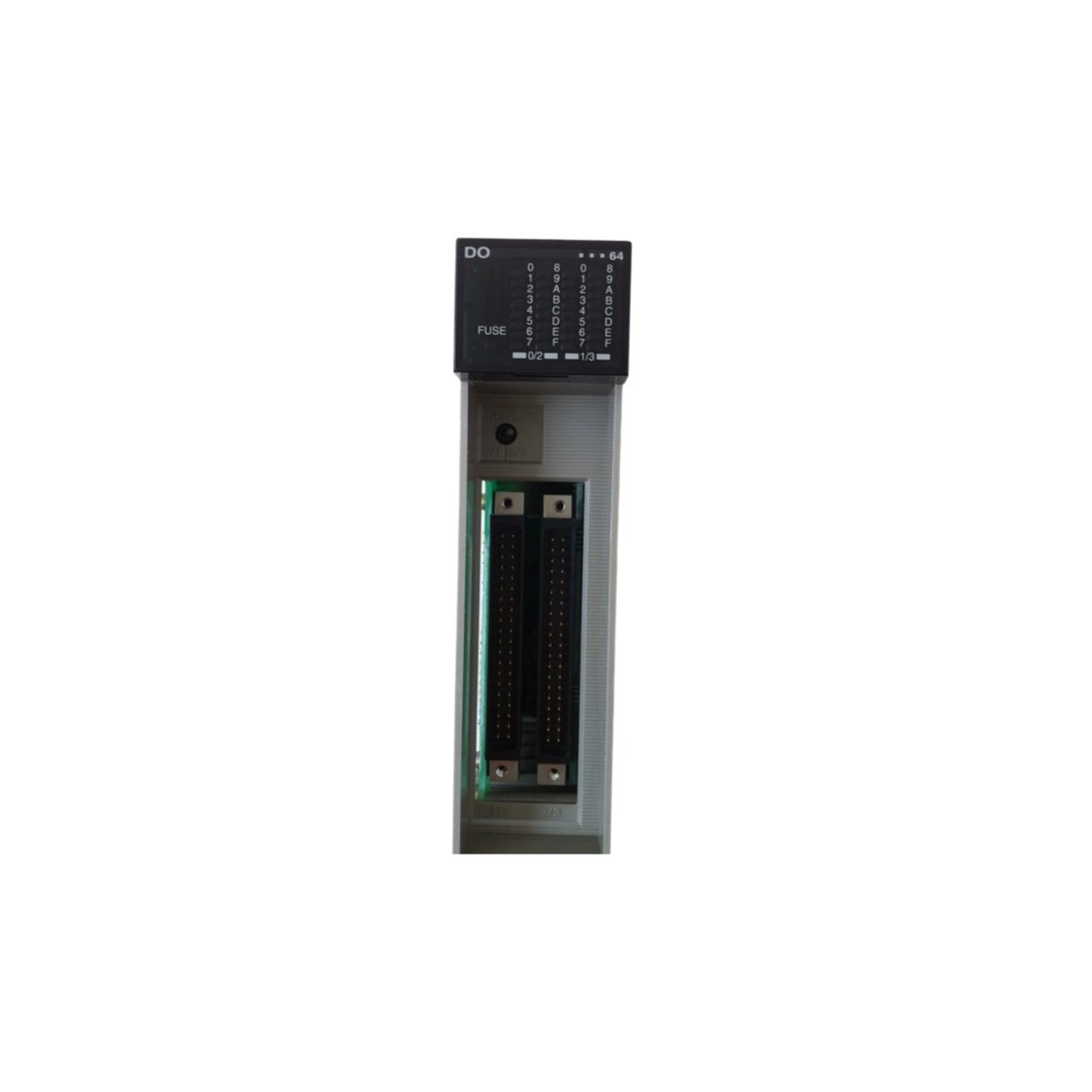 FUJI NC1Y64T05P1-1 64-channel digital output module with 0.5 A per point, 1 ms response, short-circuit protection. Reliable transistor outputs