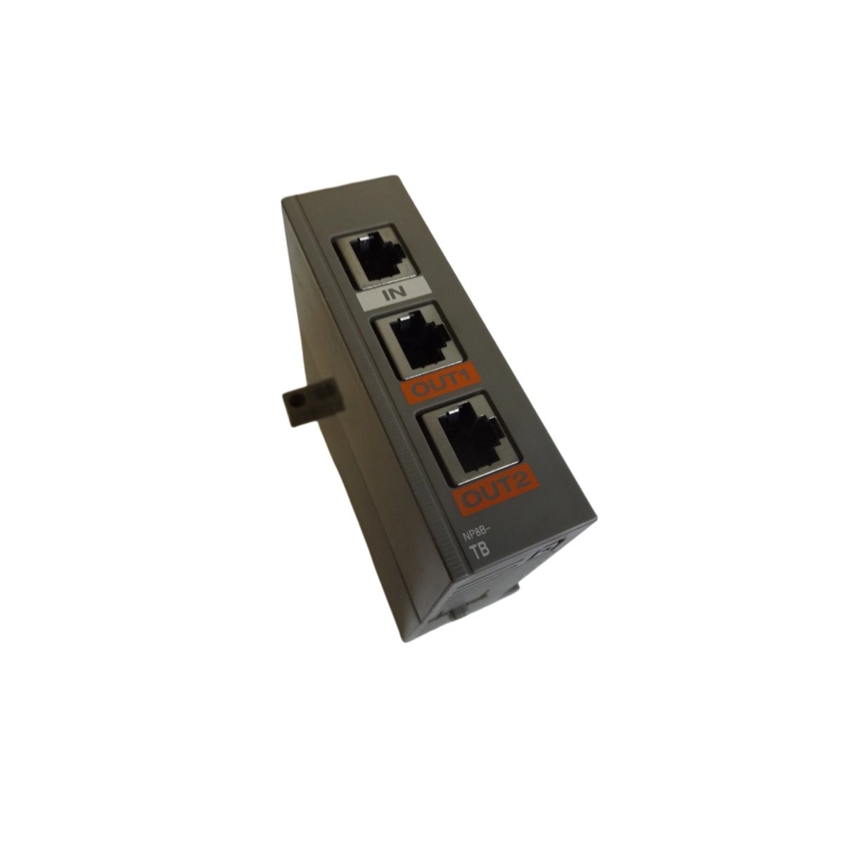 Fuji NP8B-TB Bus T-Branching Unit offers 3-port network distribution, T-Link and Modbus support, 35 mm width, and DIN rail mounting for SPH systems