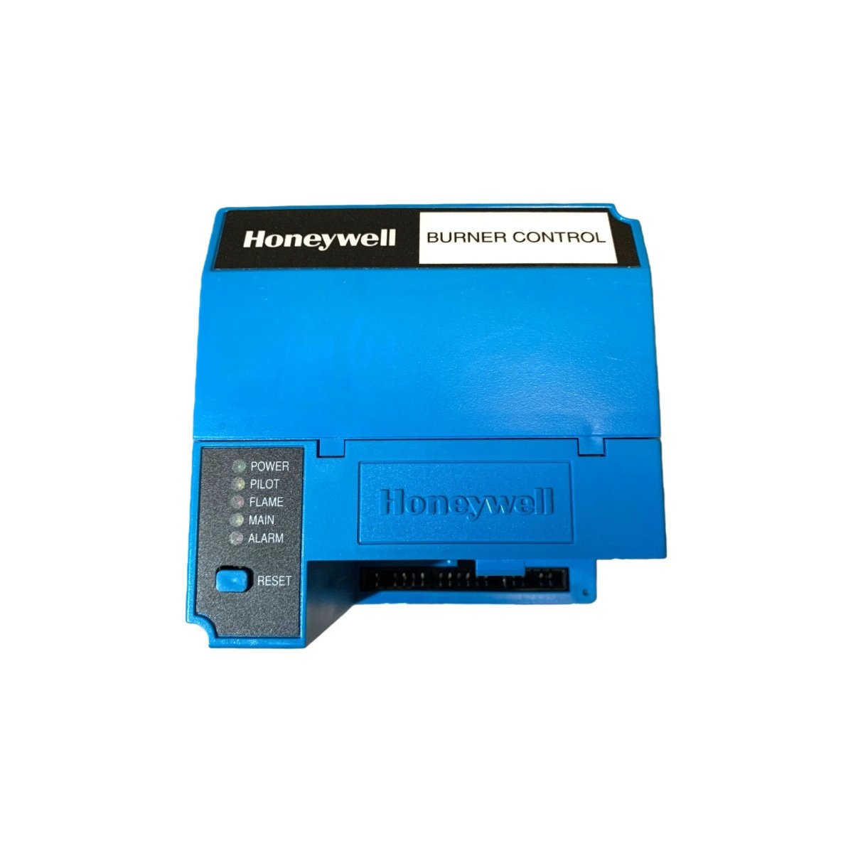 Honeywell RM7840L1075 automatic programming control for 7800 Series. 120V, -40°C to +60°C, SIL 3 capable with nonvolatile memory.
