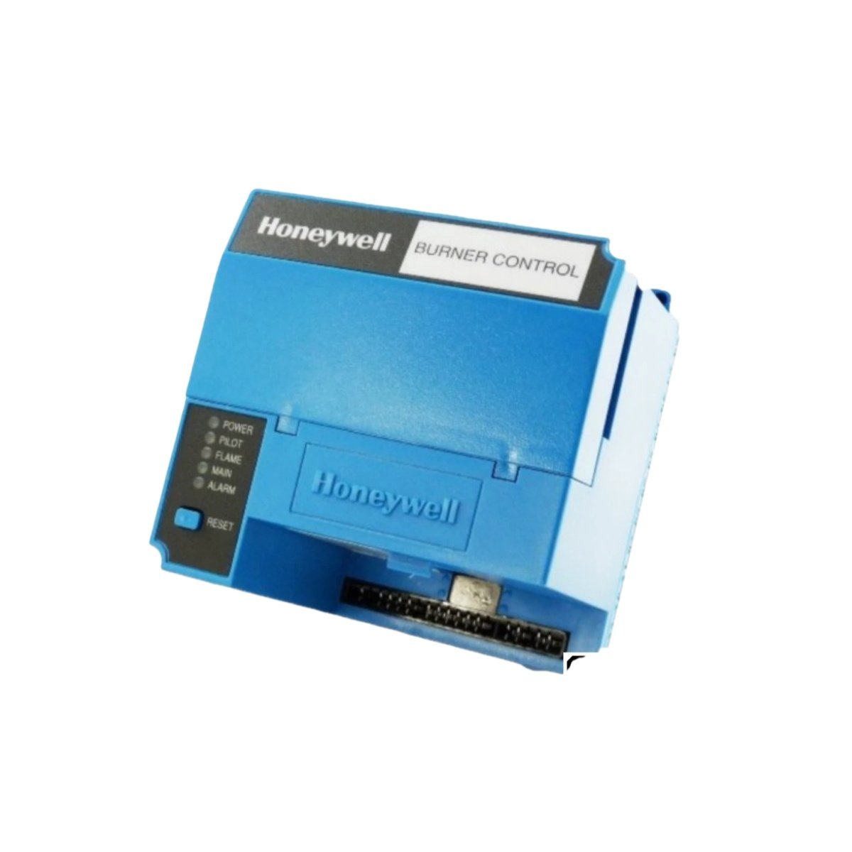 Honeywell RM7888A1019 primary burner control, PLC-adaptable, 120Vac, 10W, 4s pilot, 15s main, SIL3, for gas/oil/coal burner systems.