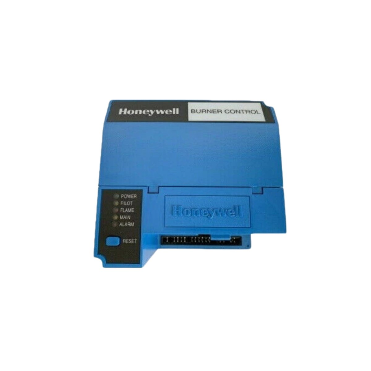Honeywell RM7895A1014 primary burner control, 120Vac, 50/60Hz, 10W, replaces R7795A/B, for gas/oil single-burner flame safeguard systems.