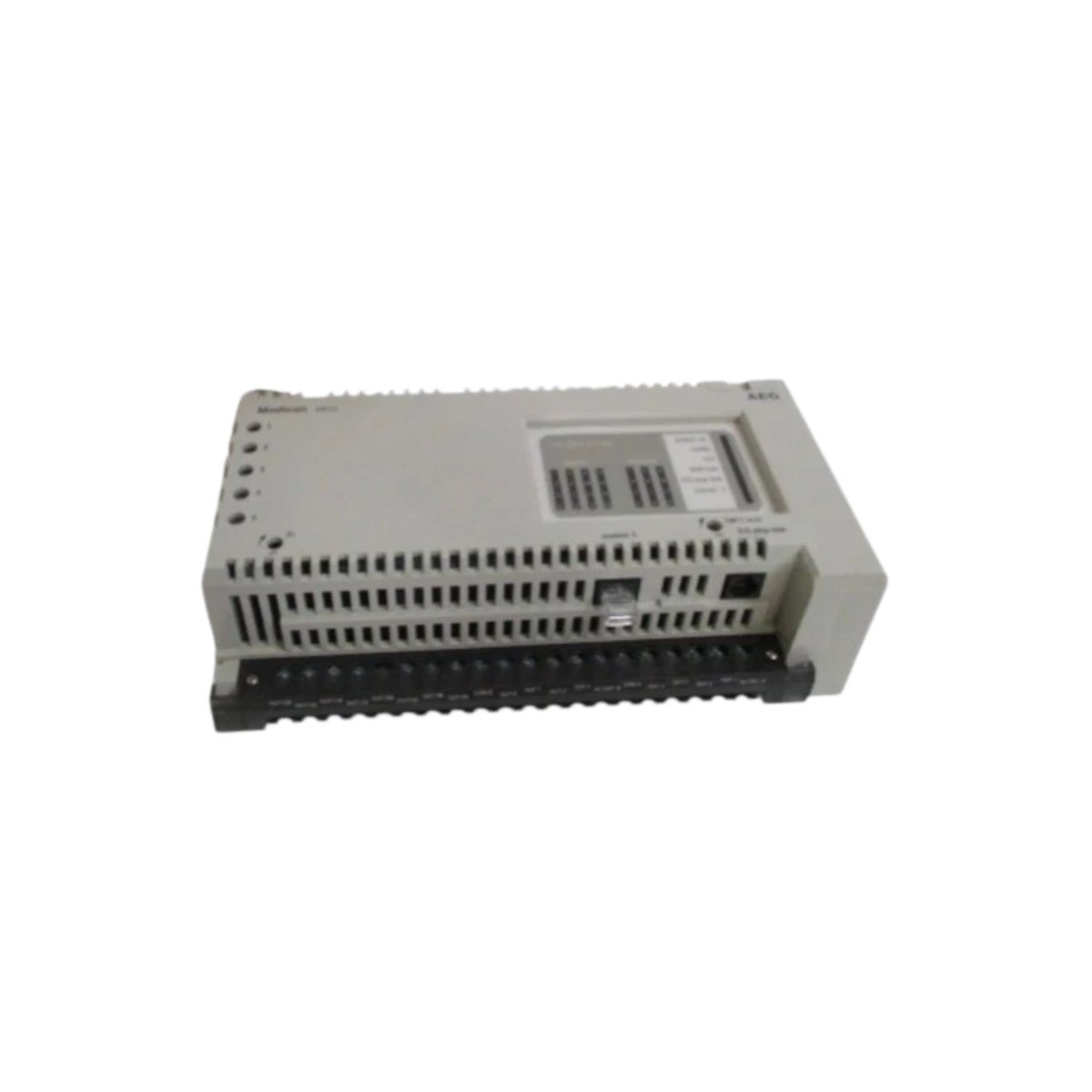 The Schneider 110CPU41101 CPU processor features 1.2 GHz dual-core, 4 GB RAM, and dual Gigabit Ethernet for Modicon M580 control.