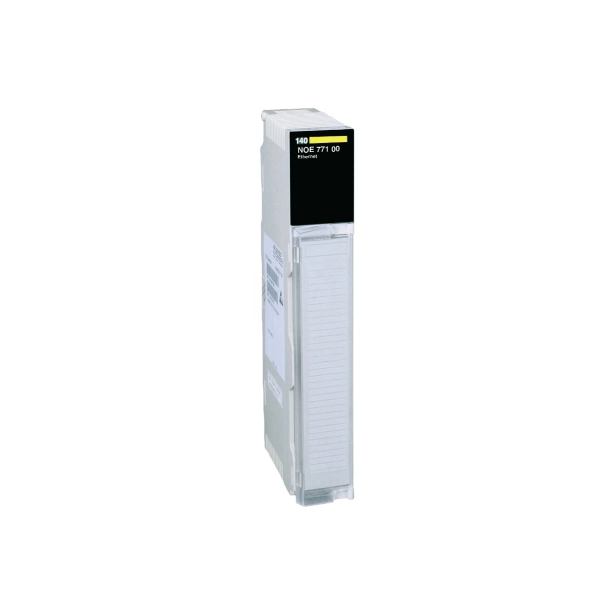 Schneider 140NOA62200C Interbus master module with 512 I/O support, 2 Mbps transmission, 2 km distance, and 2 MB memory for Modicon Quantum PLCs.