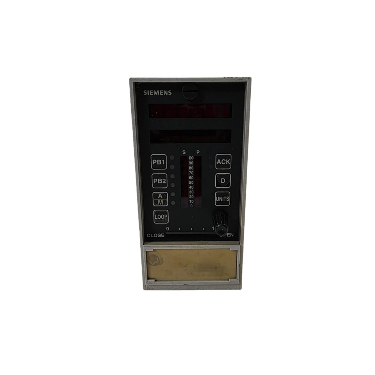 Siemens 353D4F1NNETNNA4 PLC module, 32-bit RISC, 16 DI/12 DO/4 AI/2 AO, PROFINET/PROFIBUS, 100kHz counters, 5ms cycle, DIN-rail for advanced automation systems.