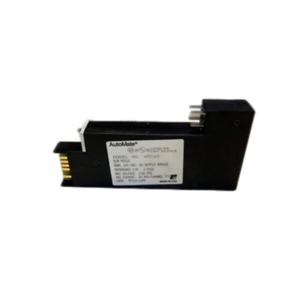 Buy the Reliance Electric 45C60 dual output module with 14-bit resolution, 4-20 mA/0-10 V ranges, and ±0.1% accuracy for precise analog control.