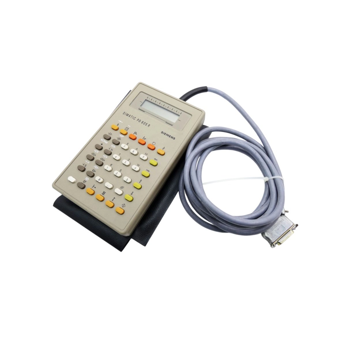 Siemens 6ES5605-0RA11 programming unit for S5 PLC, portable programmer with 256KB memory and LCD. On-site STEP 5 programming.