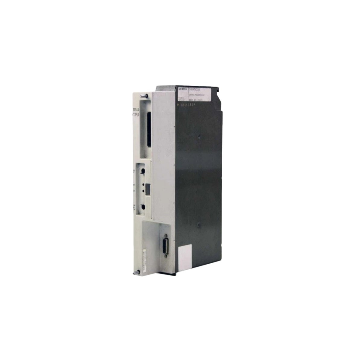 Siemens 6ES5941-7UA11 SIMATIC S5 CPU module with 2KB RAM, TTY port, battery backup, and 64 I/O points for industrial PLC systems.