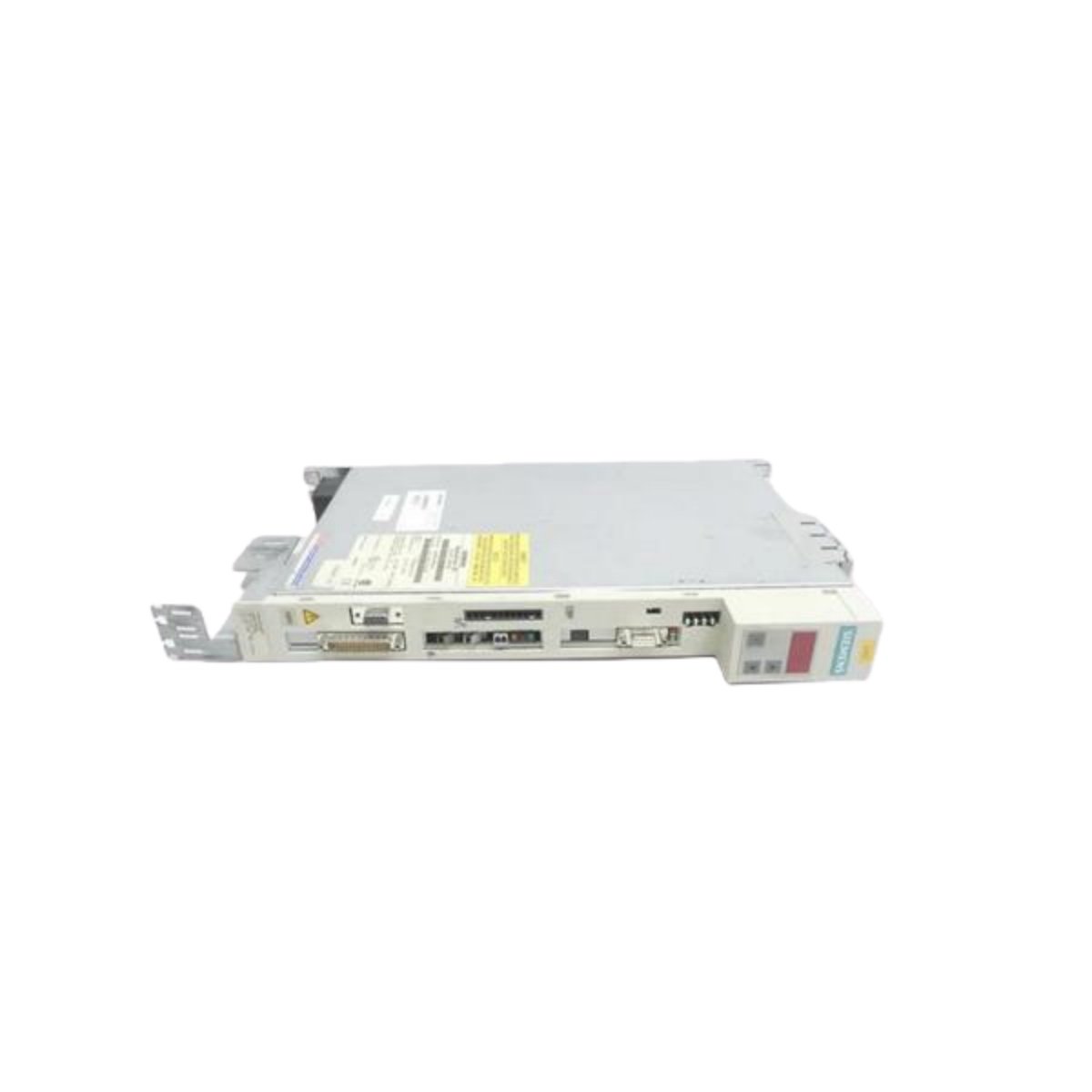 Siemens 6SE7012-0TP50 air-cooled Compact Plus inverter with 0.75kW output, 3-phase input, V/f control, and SIMOVERT MASTERDRIVES compatibility