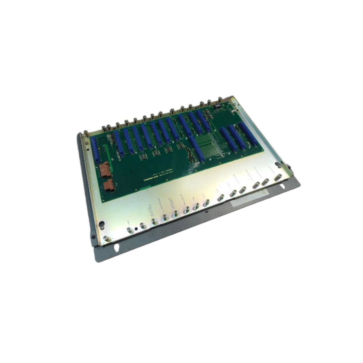 The GE A02B-0094-B502 is a mounting base rack for GE Fanuc control systems. Features robust steel construction and easy installation.