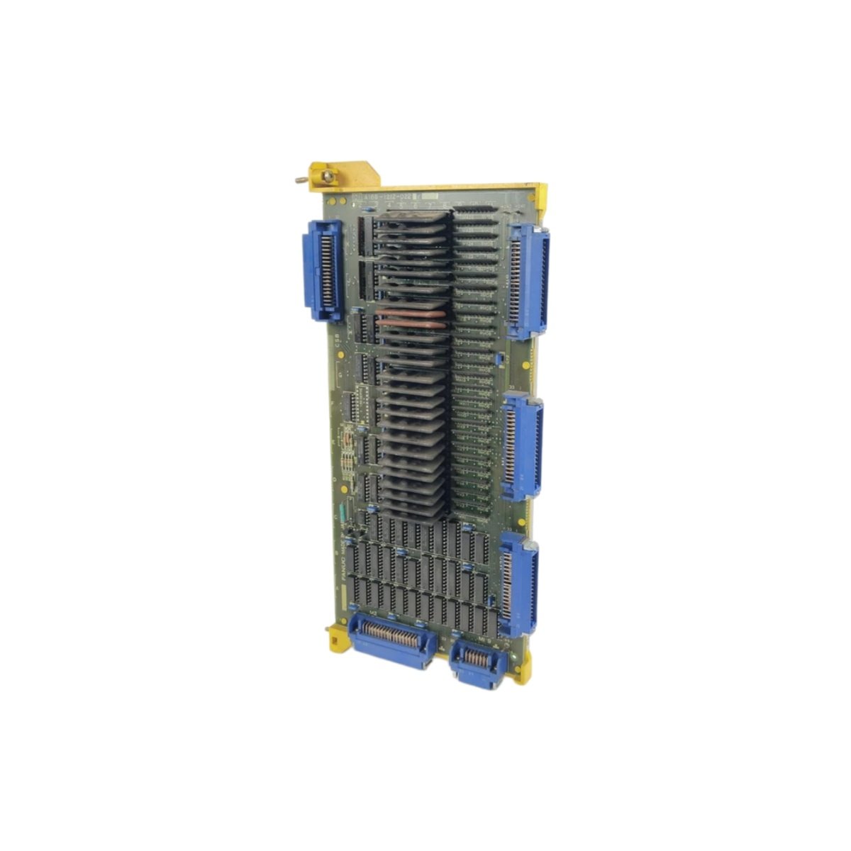 GE A16B-1212-022 servo control board for industrial robotics and CNC. High-performance power amplification and signal processing.