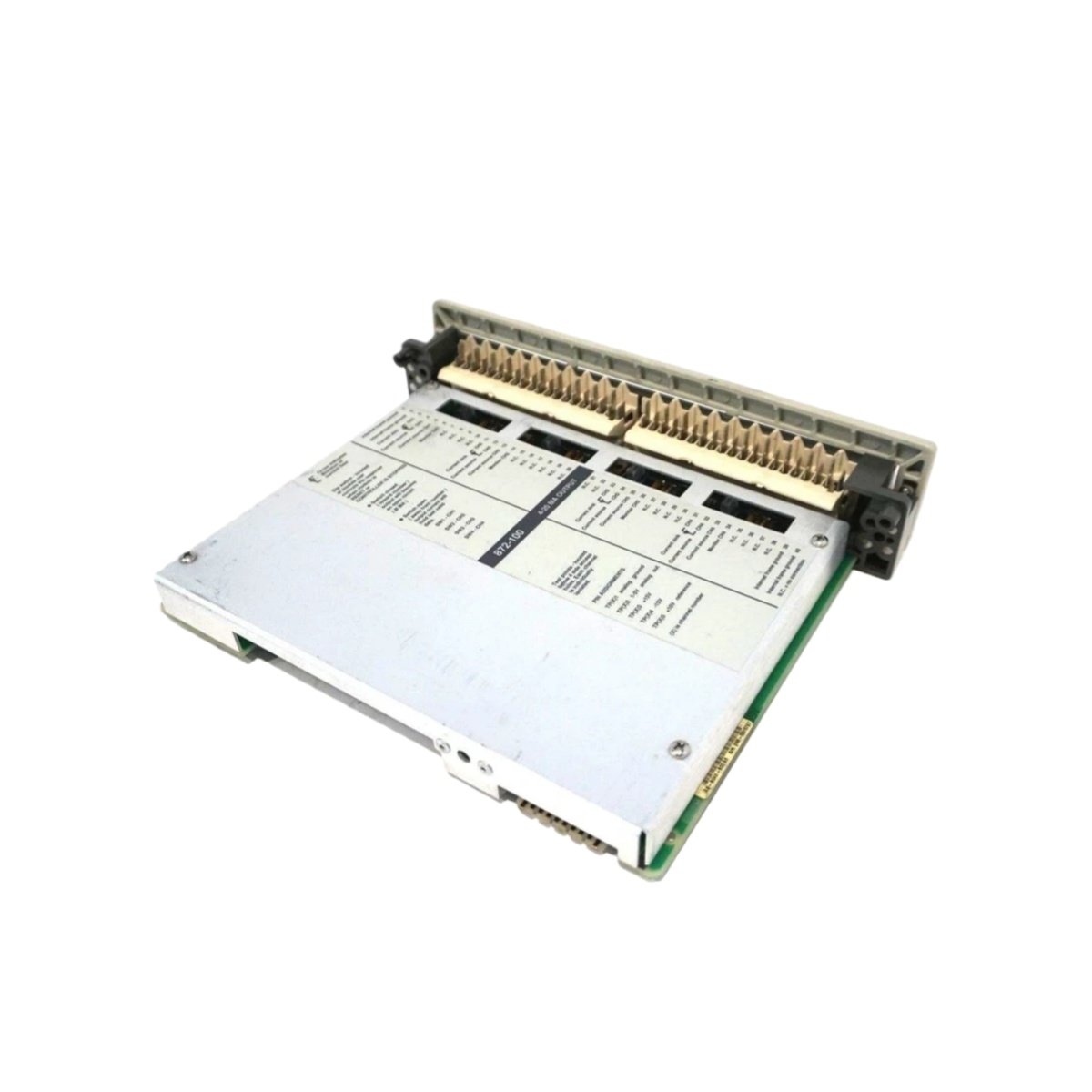 Schneider ASB872100 output module offers 16 discrete 24 VDC channels at 0.5A each with short-circuit protection. Features 47µF buffer and 1500VAC isolation for reliable control.