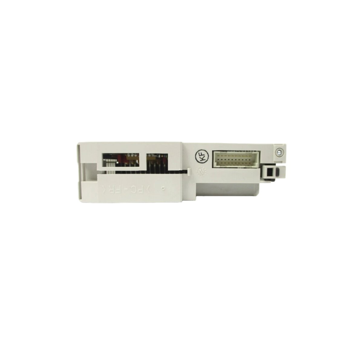 Schneider ASBSIM216 Compact I/O Module with 16 digital inputs, 16 outputs, 2 analog channels, short-circuit protection, and LED status for Modicon TSX systems.