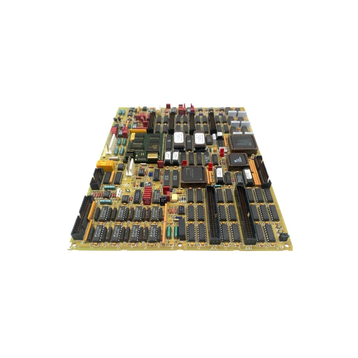 GE DS200TCCAG1BAA analog I/O board for EX2000 drives. 13 single-ended and 2 high-speed inputs, ±10V references, 4-layer PCB, -30°C to 65°C.