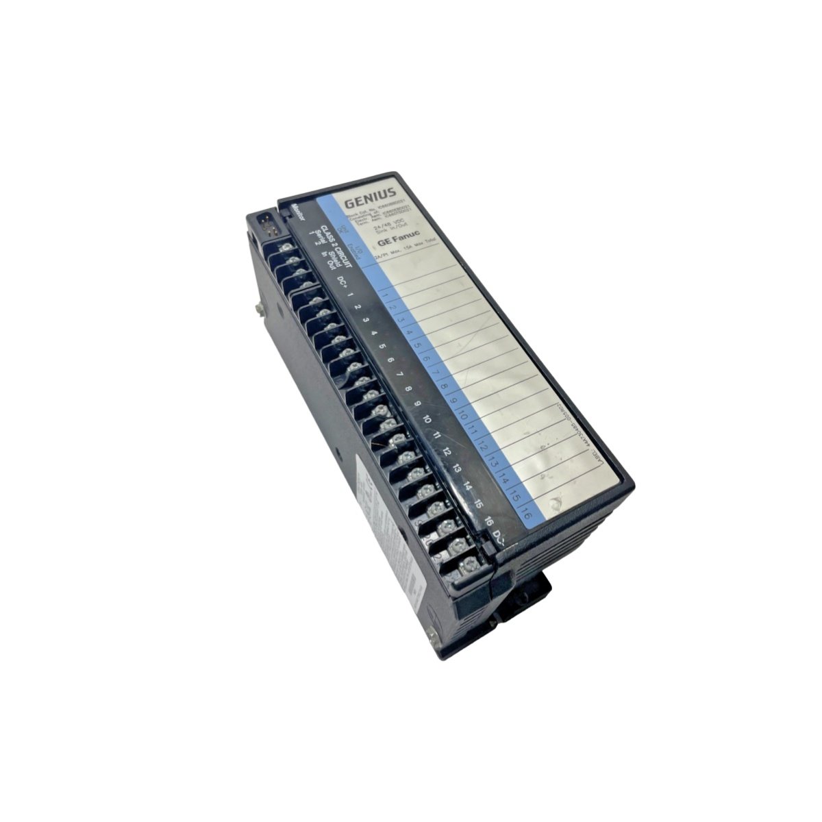 GE IC660EBD021 I/O Block | 8 In, 8 Out, 24 VDC, Genius Bus