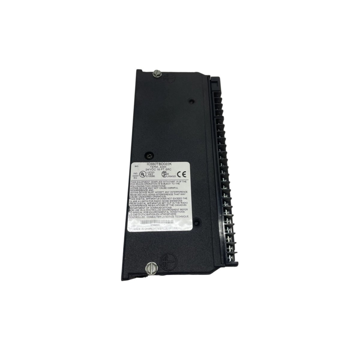 GE IC660TBD022 Terminal Assembly - Image 3