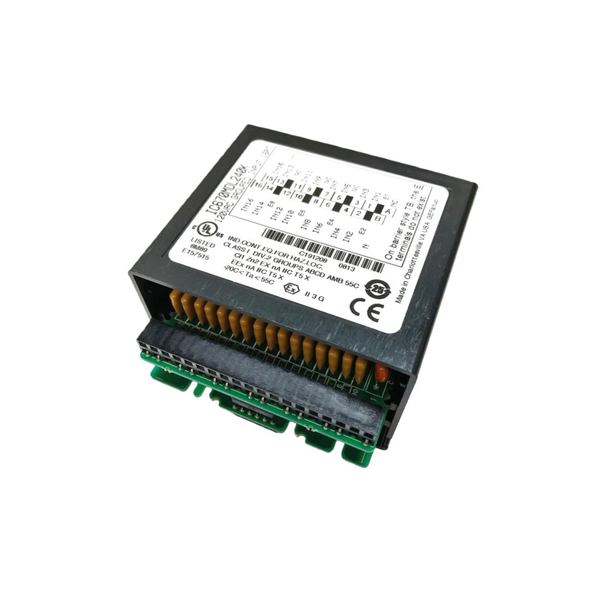 GE IC670MDL240 Grouped Input Module | 16-Channel 24VDC Input for Field Control