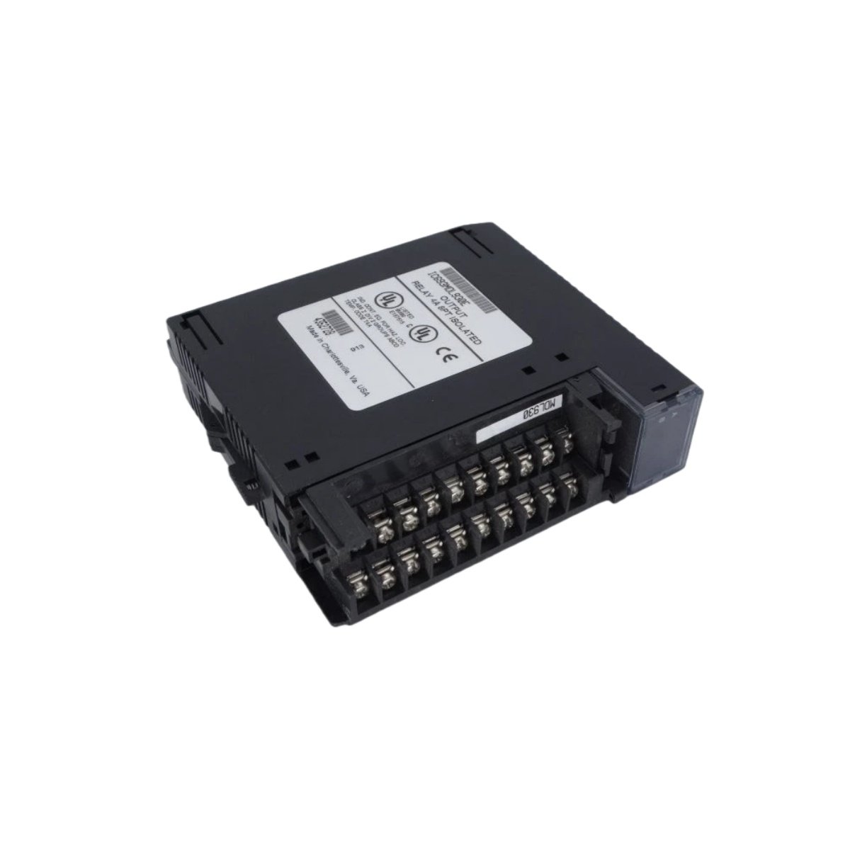 GE IC693MDL930 8-point relay output module. 2 A contacts, 300 mA +5 V, 15 ms response. 0.36 kg. Series 90-30 PLC output.8-Point Series 90-30 PLC
