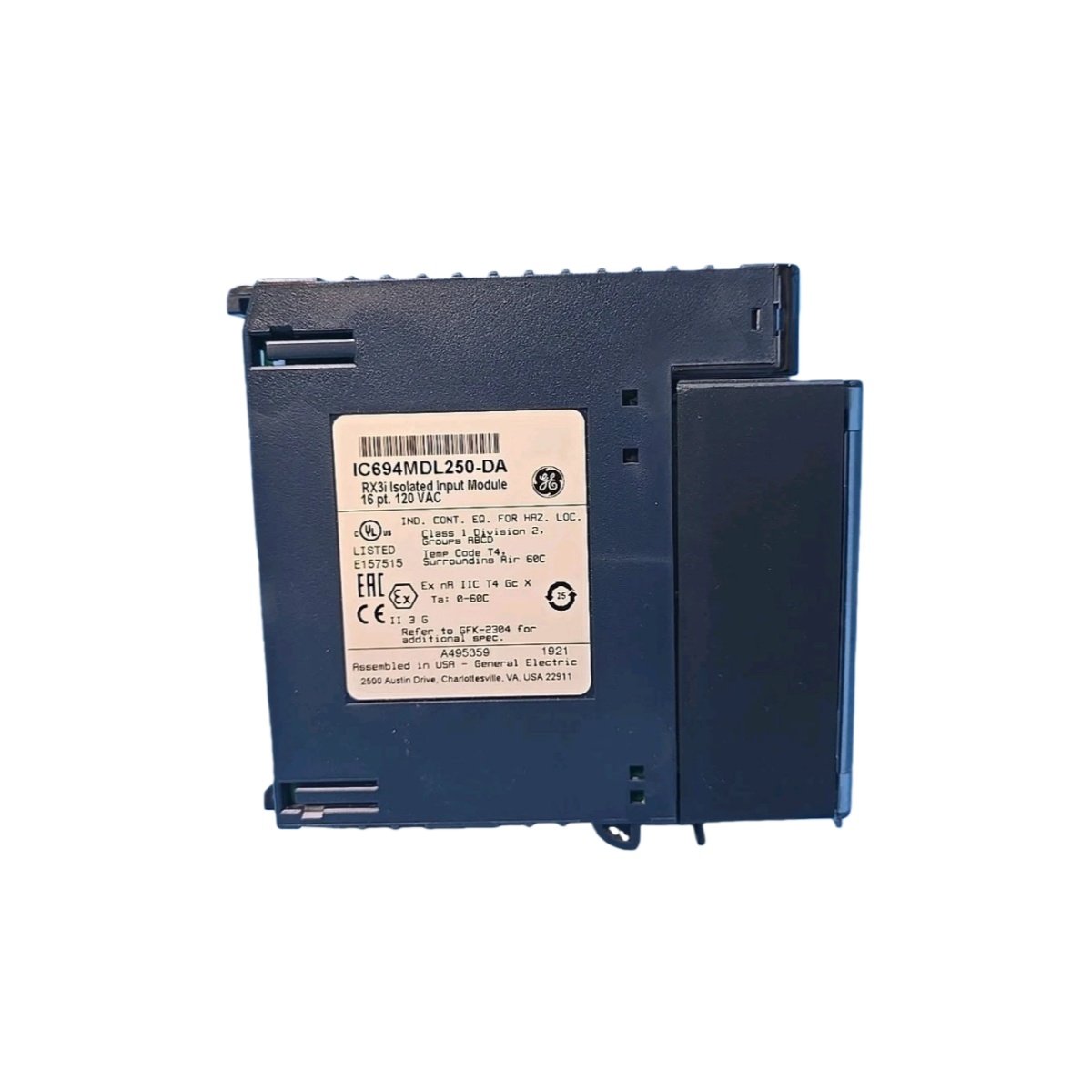 GE IC694MDL250 Voltage Input Module | 16-Channel 24VDC Input for RX3i