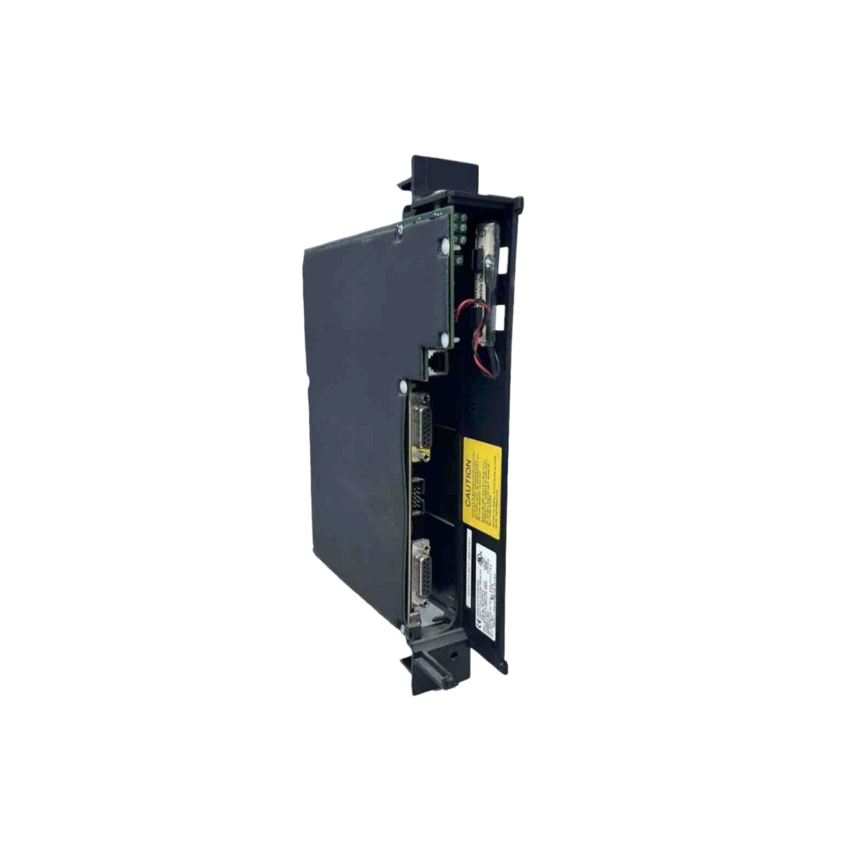 GE IC697CPX935-FD CPU module with 96 MHz processor, 256 KB memory, 0.4 ms execution speed, and RS-232/RS-485 for Series 90-70 PLC systems. 